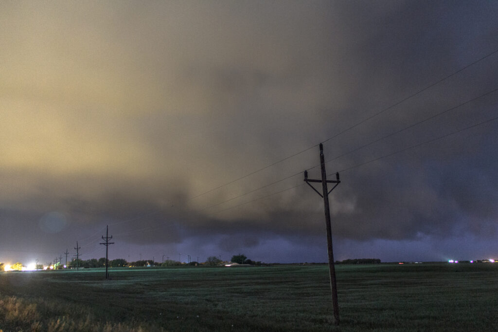 Tornado Warned Near Knox City, April 22, 2015