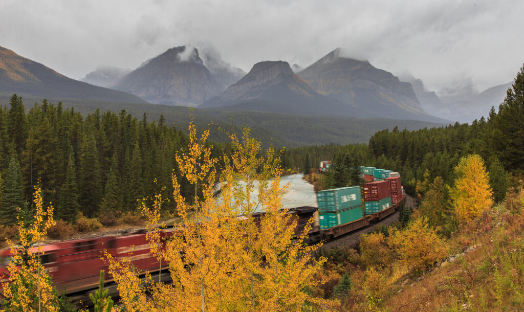 Morants Curve in Banff National Park