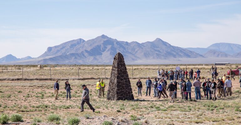 Trinity Site in White Sands Missile Range