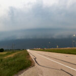 Shelf Cloud in Hillsboro Texas